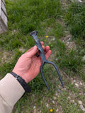 Hand forged steak fork