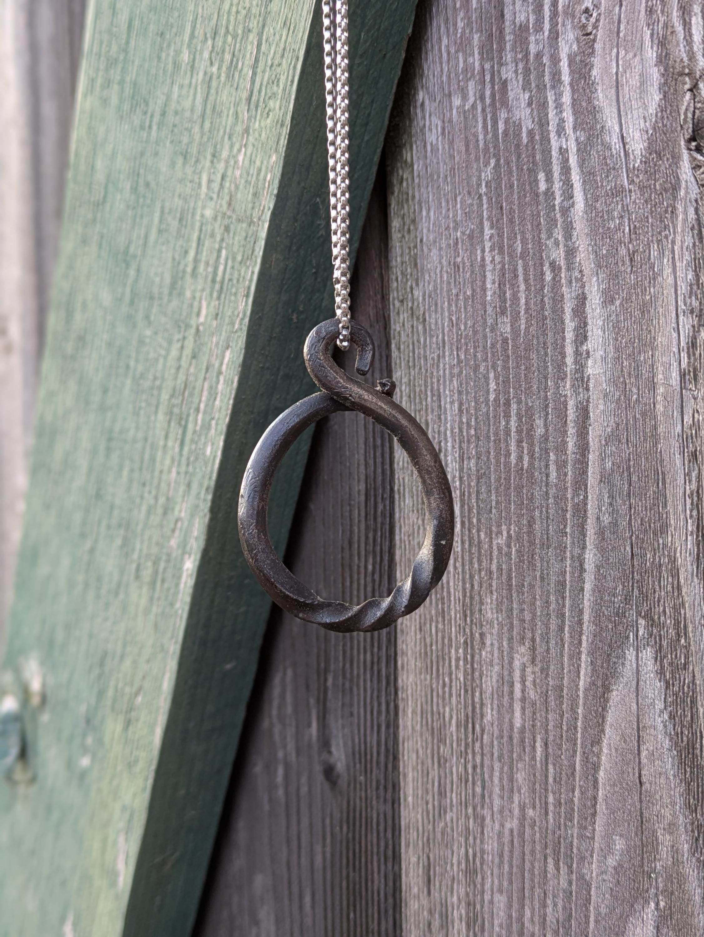Hand Forged Troll Viking Blacksmith Necklace