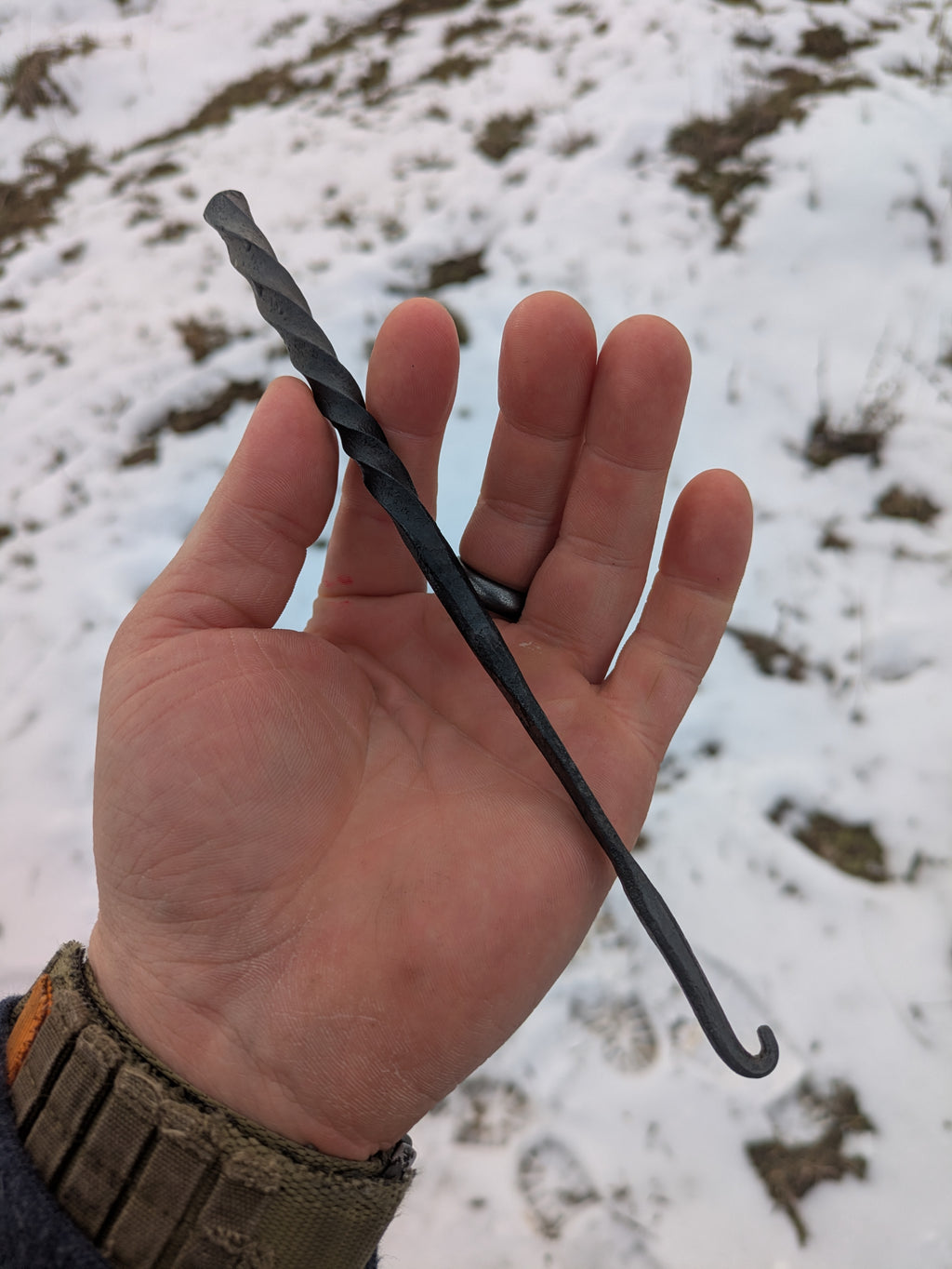 Hand Forged Crochet Hook
