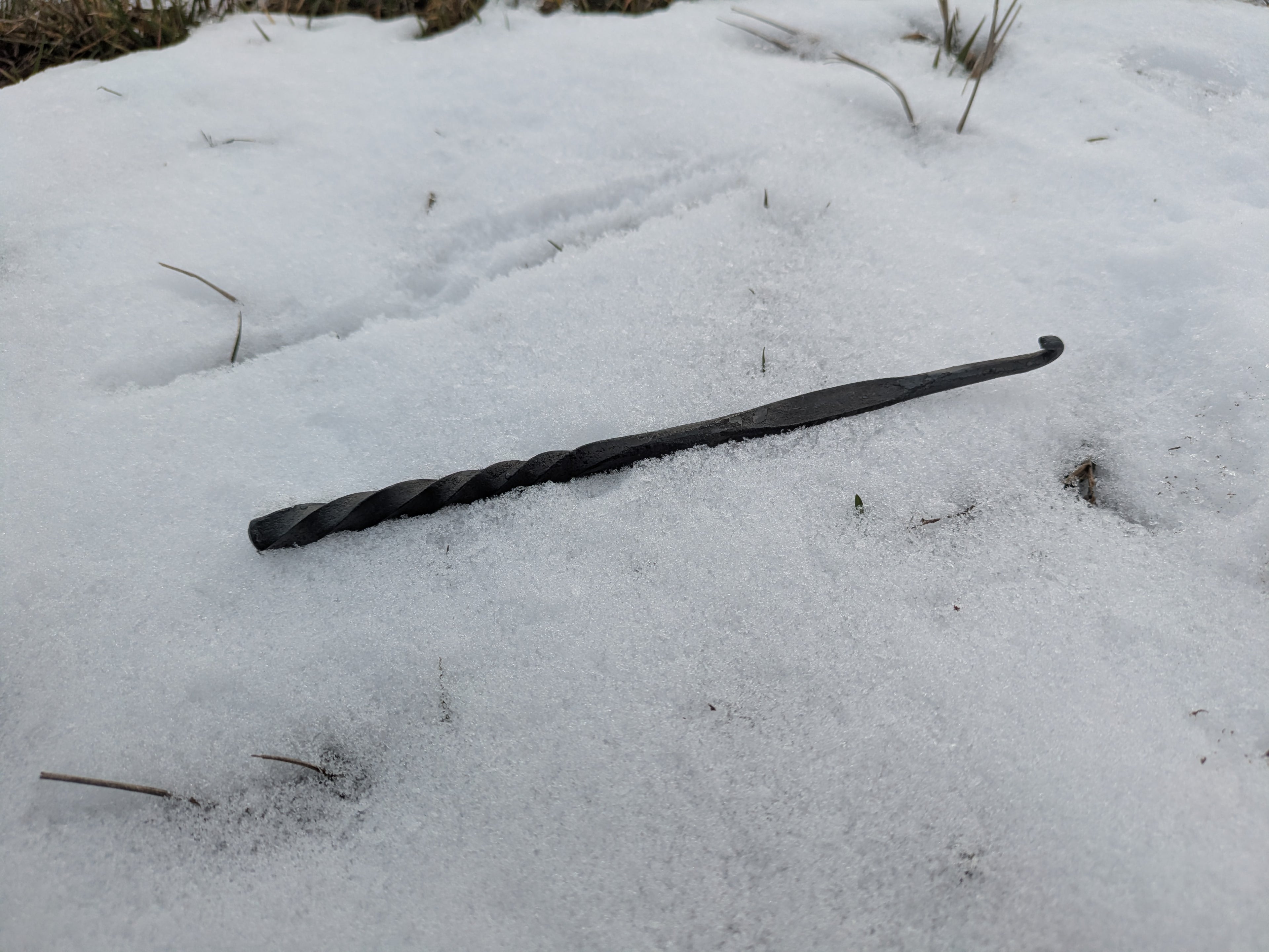 Hand Forged Crochet Hook